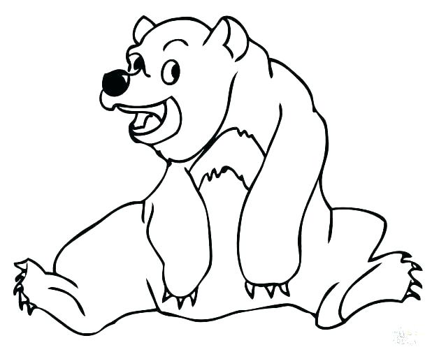 618x504 Brown Bear Coloring Page Brown Bear Coloring Pages Bears Free