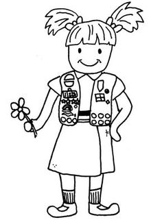 236x321 Girl scout brownie coloring pages Girl Scout Cookies Coloring