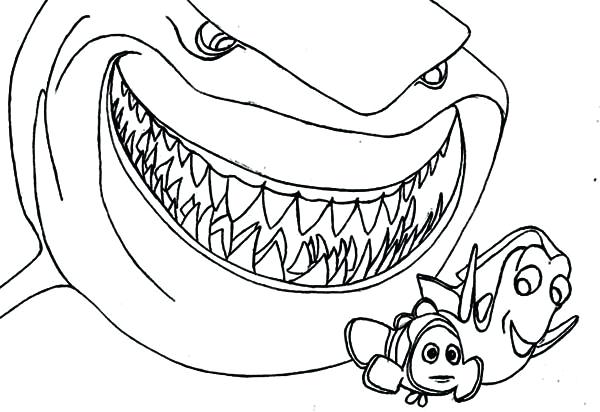 600x412 Finding Nemo Coloring Pages Printable Finding Coloring Pages