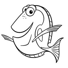 230x230 40 Finding Nemo Coloring Pages