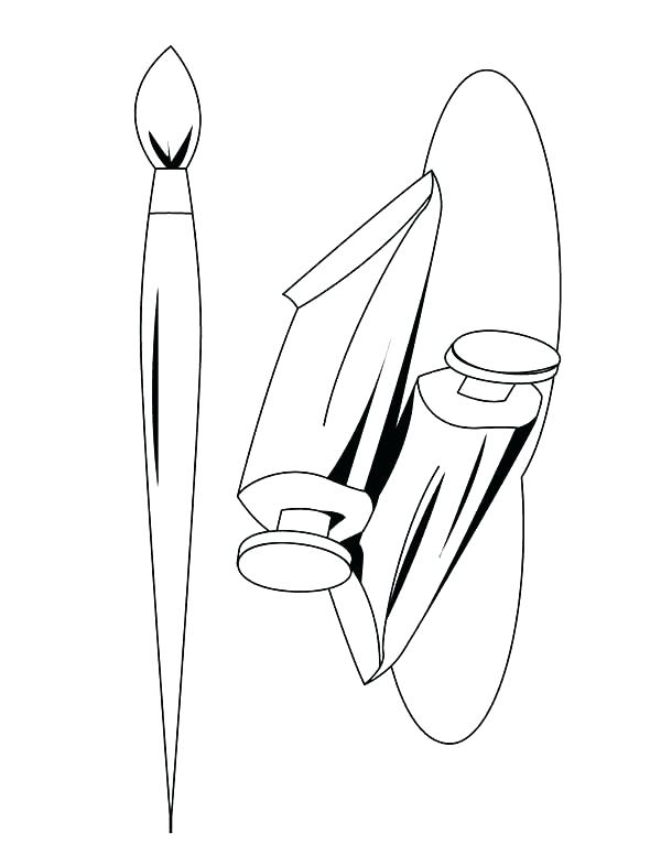 Paint Brush Coloring Page Paint Brush Coloring Page Paint Brush 600x776 Paint Brush Coloring Page Paint Brush Coloring Page Paint Brush