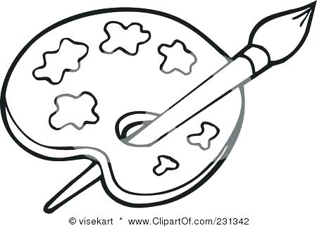 Paint Brush Coloring Page Paint Brush Coloring Page Painting 450x324 Paint Brush Coloring Page Paint Brush Coloring Page Painting
