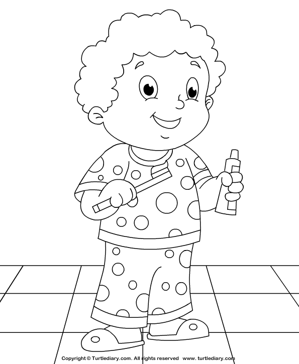 Brush Your Teeth Coloring Sheet Turtle Diary 595x725 Brush Your Teeth Coloring Sheet Turtle Diary