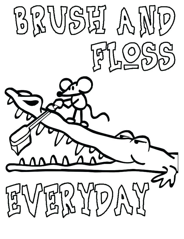 618x802 Dentist Coloring Pages Brushing Teeth Coloring Page Dental
