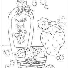 Strawberry Shortcake Having A Bubble Bath Coloring Pages 220x220 Strawberry Shortcake Having A Bubble Bath Coloring Pages