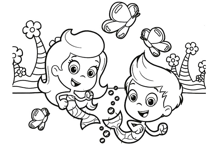 Bubble Coloring Pages Printable