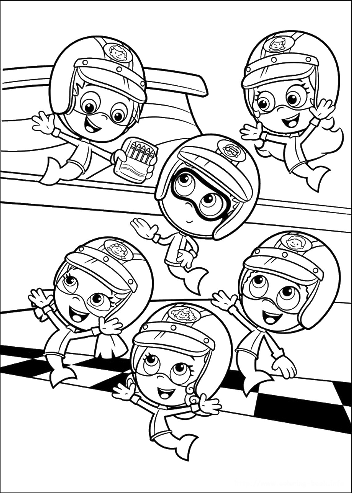 Bubble Guppies Coloring Pages 1143x1600 Bubble Guppies Coloring Pages