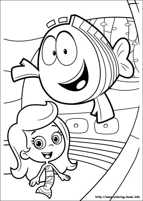 Bubble Guppies Coloring Picture 567x794 Bubble Guppies Coloring Picture