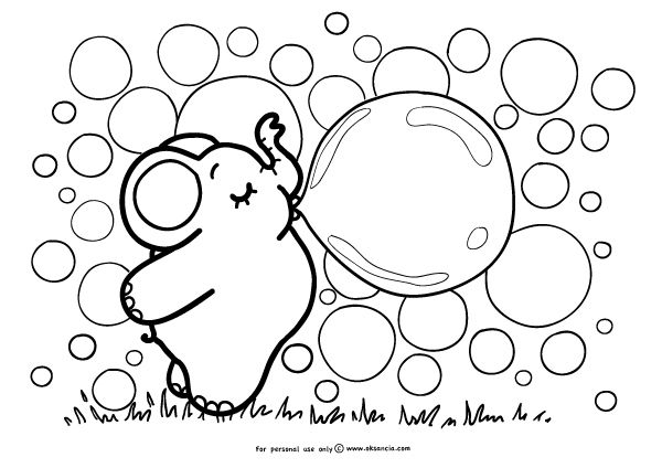 Bubbles Coloring Pages Bubblegum Or Bubble Worksheets Bubbles 600x424 Bubbles Coloring Pages Bubblegum Or Bubble Worksheets Bubbles