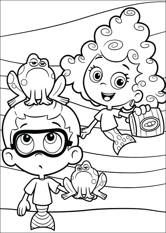 Bubbles Guppies Coloring Pages 567x794 Bubbles Guppies Coloring Pages
