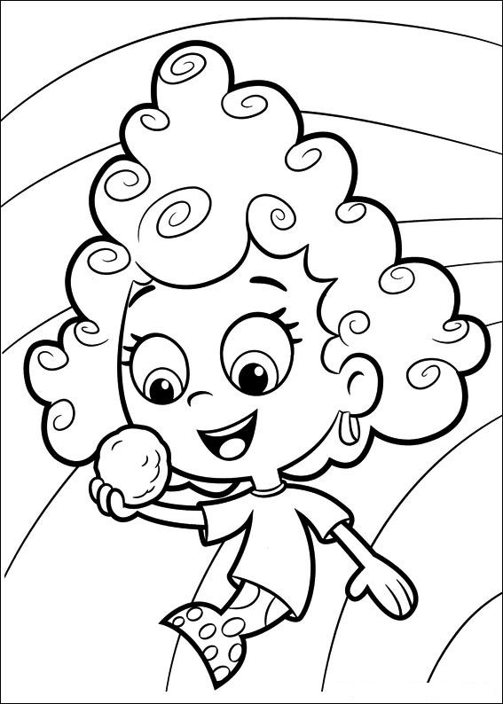 Kids N 25 Coloring Pages Of Bubble Guppies 567x794 Kids N 25 Coloring Pages Of Bubble Guppies