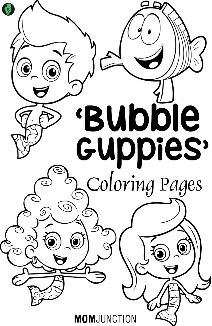 Bubble Guppies Coloring Pages 736x1128 Bubble Guppies Coloring Pages