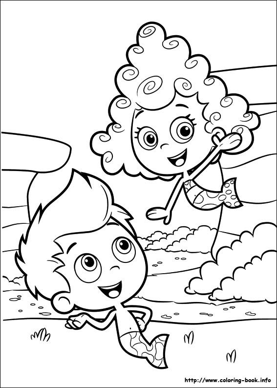 567x794 Bubble Guppies Coloring Picture Coloring And Activities