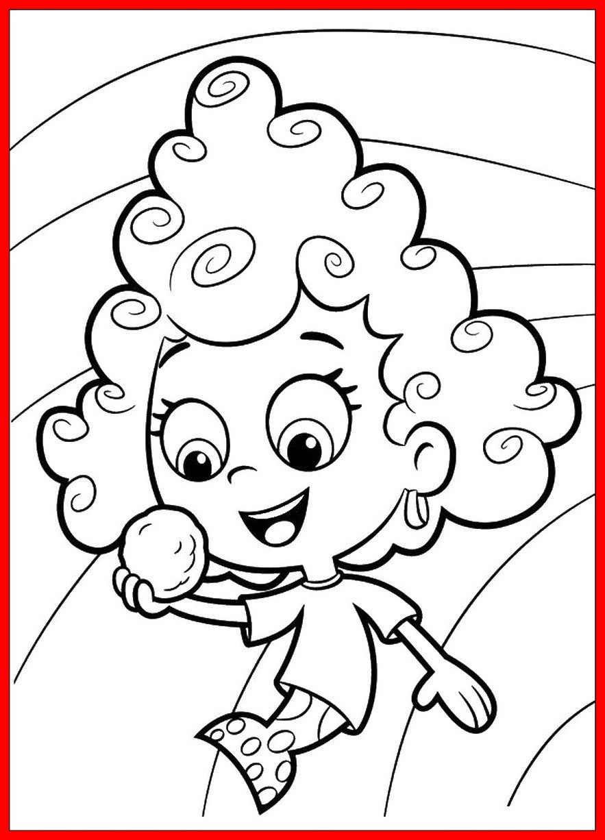 883x1226 Unbelievable Bubble Guppies Coloring Pages Pict Of Color Style