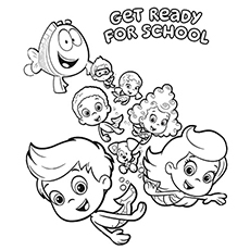 230x230 Bubble Guppies Coloring Pages