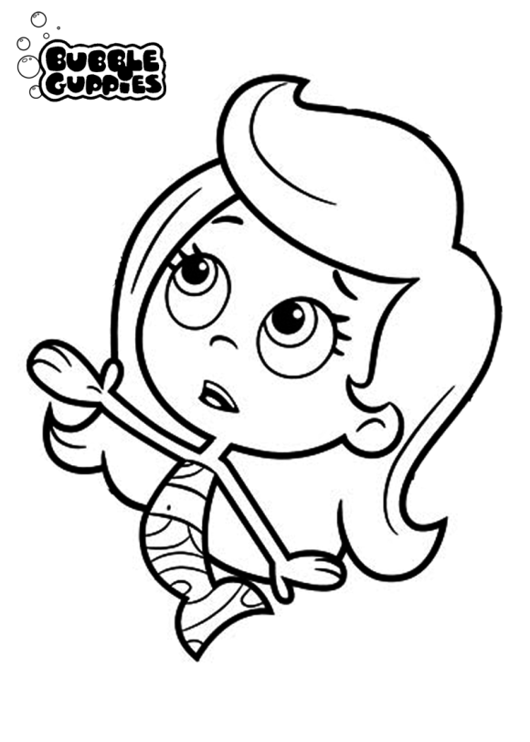 Bubble Guppies Molly Coloring Pages at GetColorings.com | Free ...