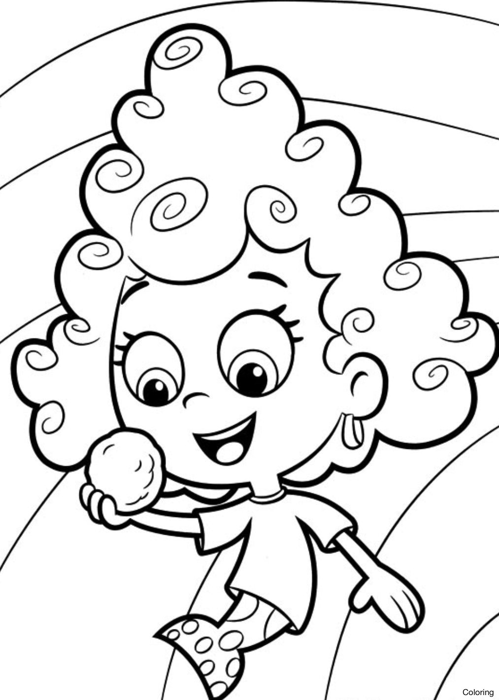 1013x1419 Maxresdefault Bubble Guppy Coloring Pages Guppies Book Gil Molly