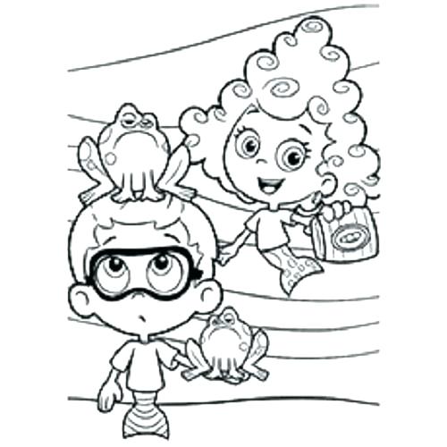 500x500 Bubble Guppies Sheets Canada Bubble Guppies Coloring Pages Nick Jr