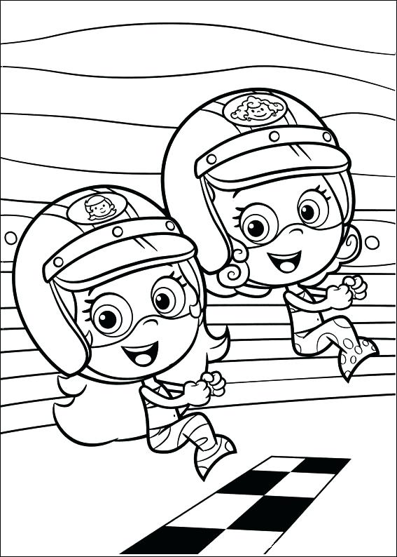 567x794 Printable Molly Bubble Guppies Coloring Pages Cartoon Bubbles Free