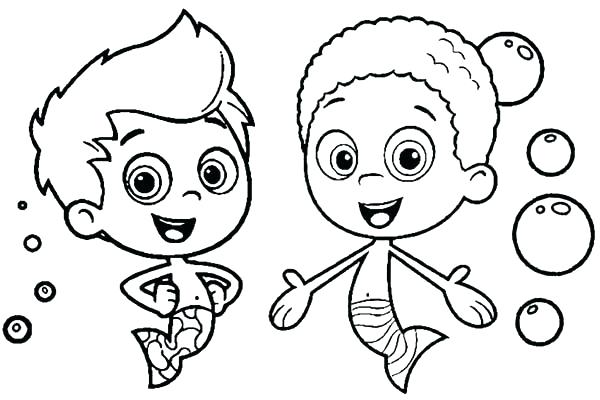 600x400 Bubble Guppies Coloring Pages Bubble Coloring Pages Bubble Guppies