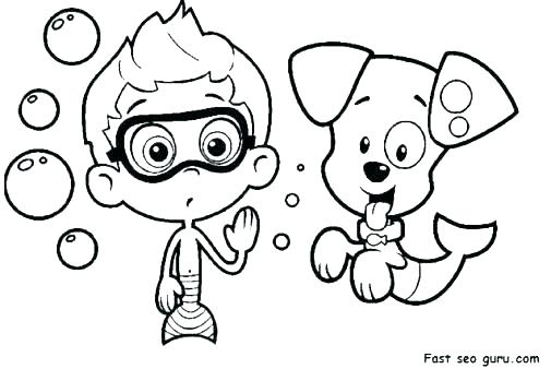 505x338 Bubble Guppies Coloring Pages Bubble Guppies Coloring Books Plus