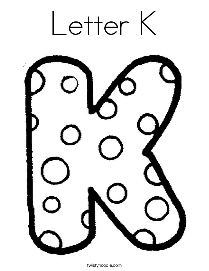 Letter K Coloring Pages 685x886 Letter K Coloring Pages