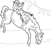 Bucking Bronco Coloring Pages Surfnetkids 200x200 Bucking Bronco Coloring Pages Surfnetkids