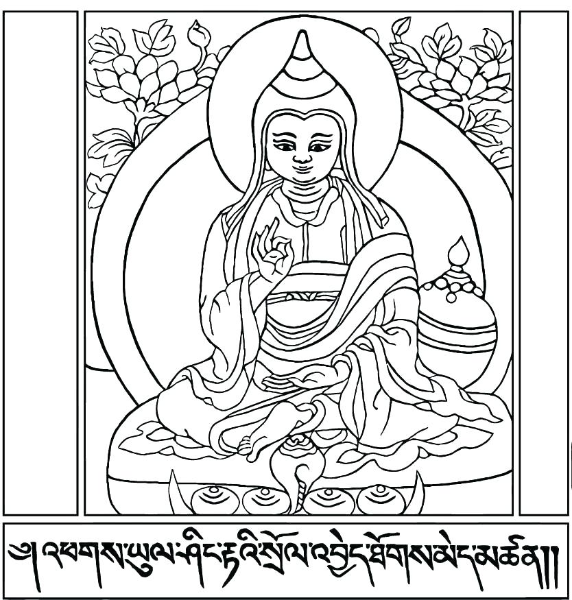 834x875 Buddhist Coloring Pages Coloring Page Free Printable Coloring