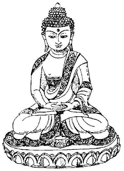 434x600 Buddha Coloring Page Coloring Page Buddhist Mandala Coloring Pages