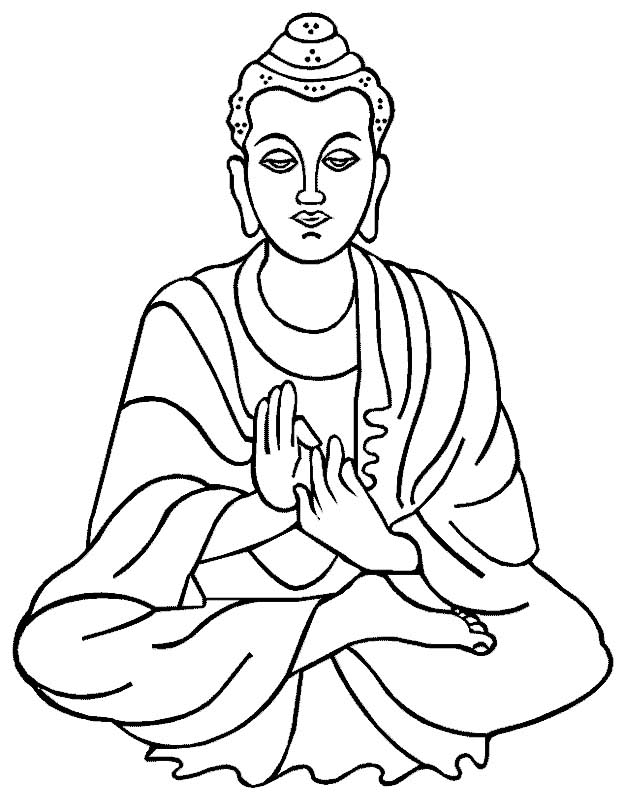 626x800 Printable Coloring Pages Gt Buddhism Gt