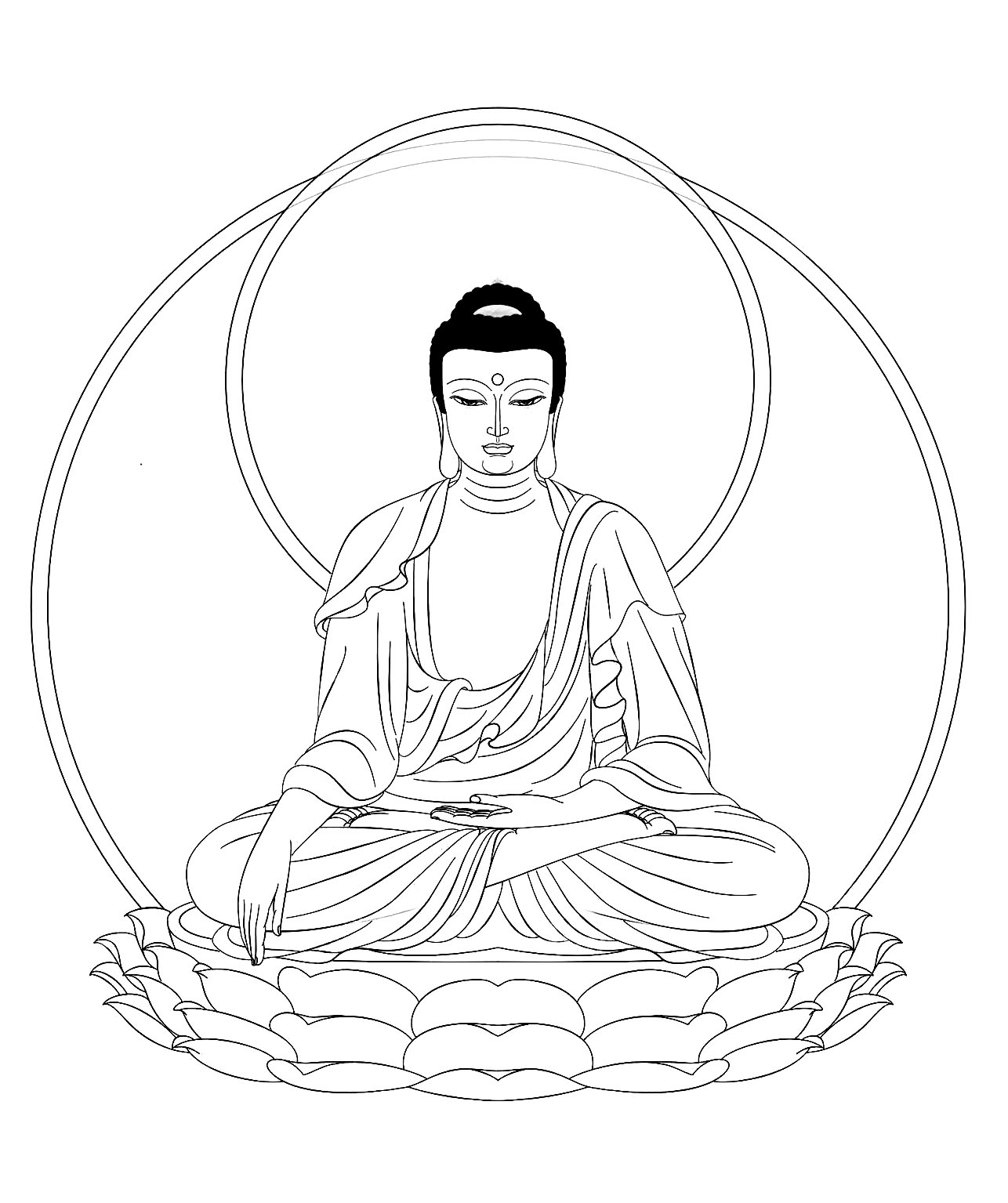 1286x1535 Tibet Justcol And Buddhist Stupa Coloring Page Free Printable