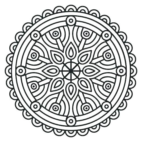 Buddhist Mandala Coloring Pages Cheap Modern Free Mandala Coloring 500x500 Buddhist Mandala Coloring Pages Cheap Modern Free Mandala Coloring