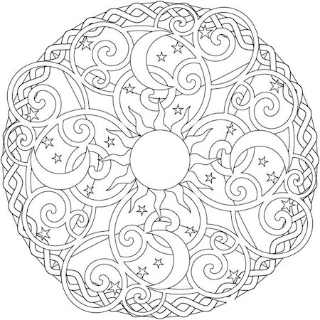 Relieve Daily Stresses With Beautiful Free Mandala Coloring Pages 450x450 Relieve Daily Stresses With Beautiful Free Mandala Coloring Pages