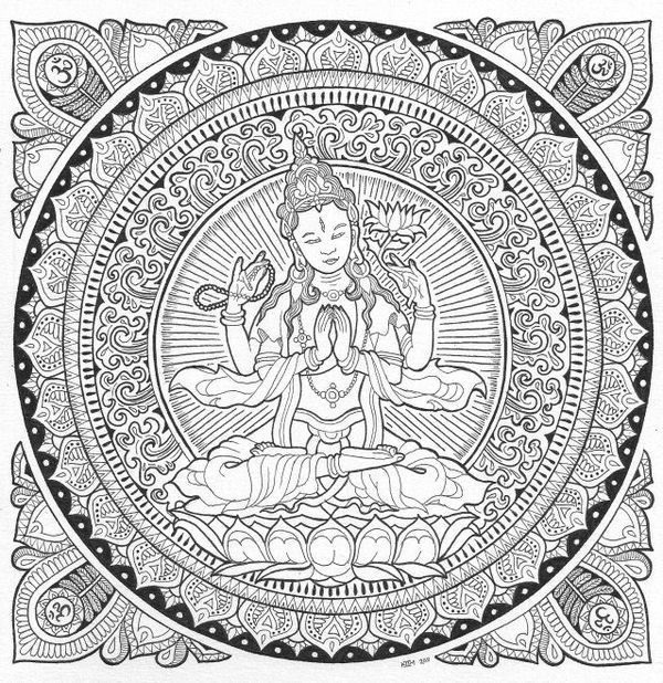 Buddhist Mandala Coloring Pages Buddhist Mandala Coloring Pages 600x618 Buddhist Mandala Coloring Pages Buddhist Mandala Coloring Pages