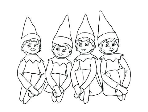 480x362 Elf Printable Coloring Pages Elves Colouring Pages Elves Coloring
