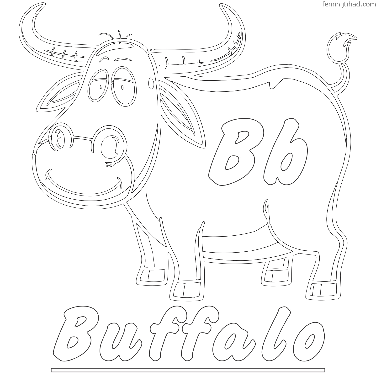Free Buffalo Coloring Pages To Print Coloring Pages For Kids 1575x1575 Free Buffalo Coloring Pages To Print Coloring Pages For Kids