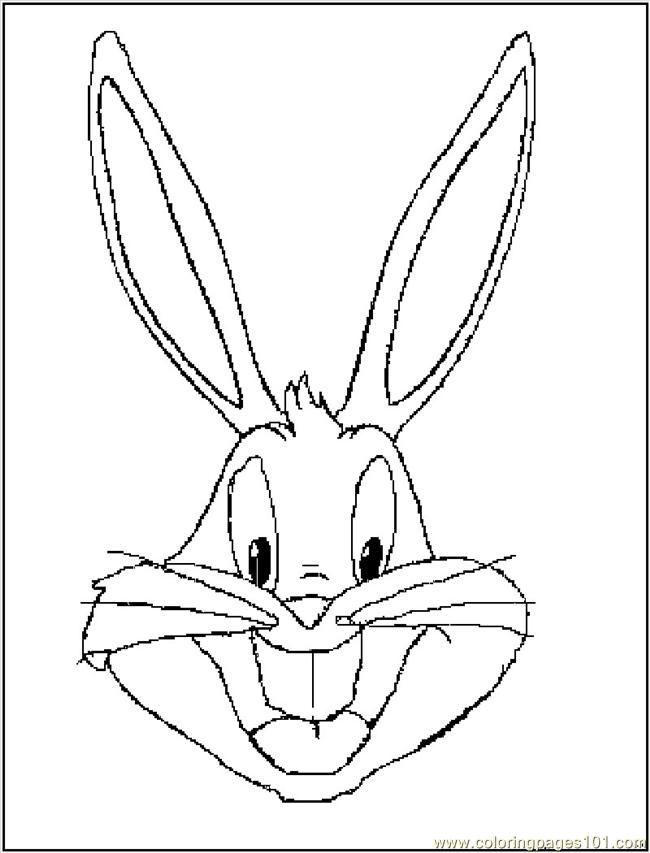 650x853 Bugs Bunny4 Coloring Page