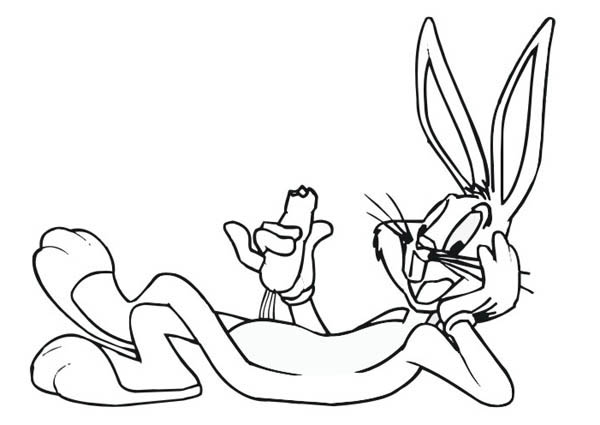Bugs Bunny Coloring Pages Preschool For Fancy Image Printable 600x425 Bugs Bunny Coloring Pages Preschool For Fancy Image Printable