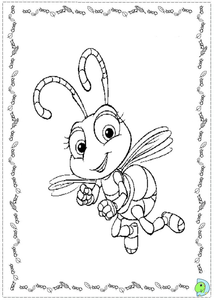 691x960 Bug's Life Coloring Pages