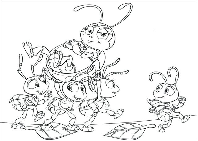 640x457 Bugs Life Coloring Pages A Bugs Life Coloring Page Printable Bugs