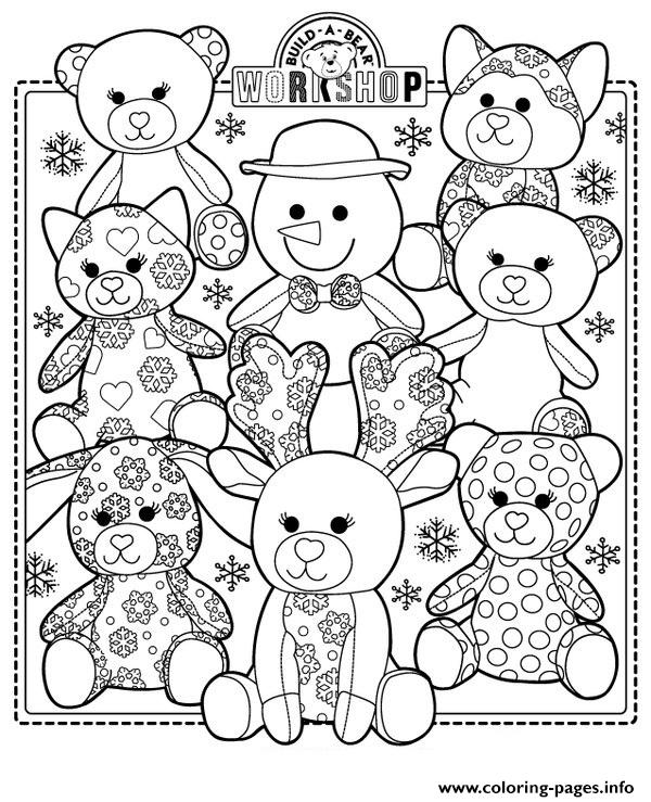 600x739 Build A Bear Coloring Pages Build A Bear Coloring Pages Printable