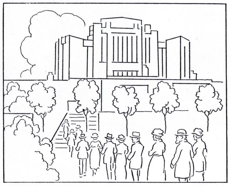 Temple Coloring Page 799x647 Temple Coloring Page