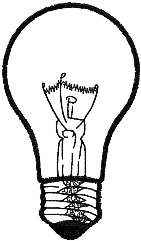 Light Bulb Picture Coloring Pages 600x1024 Light Bulb Picture Coloring Pages