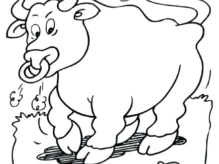 440x330 Bull Coloring Page Basketball Coloring Pages Bulls Logo Pbr Bull