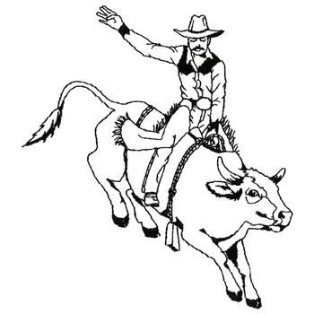 350x350 Bull Riding Coloring Pages 03 Ideas For Kids