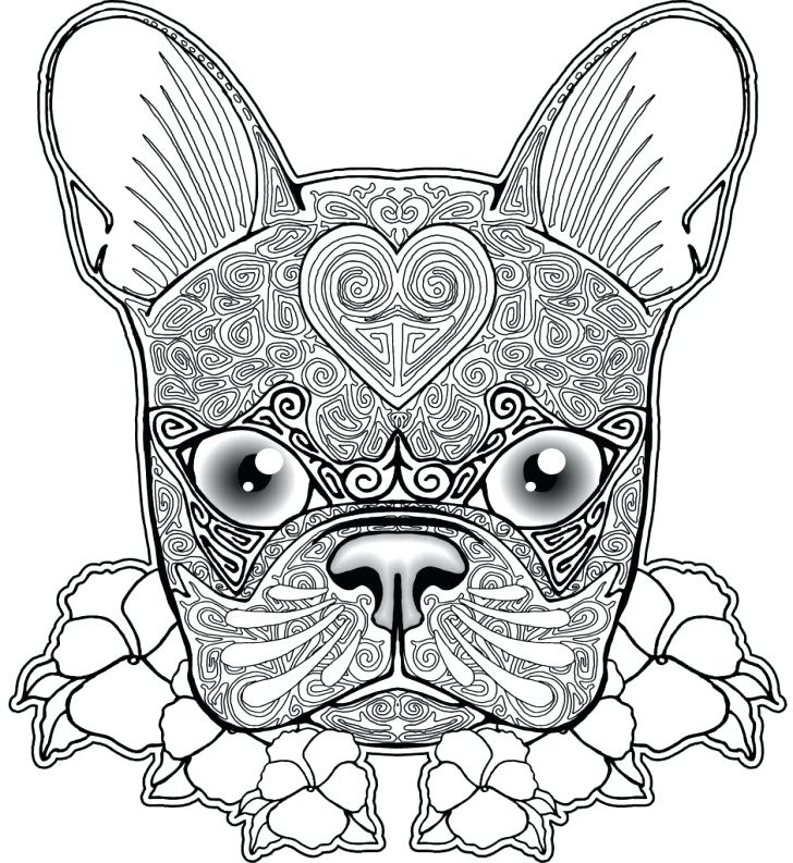 728x793 Bulldog Coloring Pages Bulldog Coloring Pages With Wallpapers
