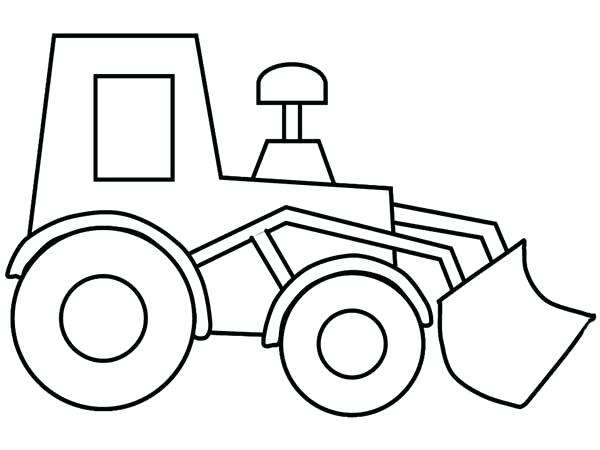 600x450 Bulldozer Coloring Page Car Coloring Book Pages For Kids Bulldozer