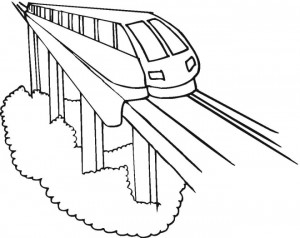 300x238 Coloring Pages Bullet Train For Preschoolers