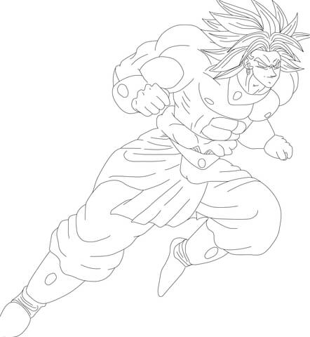 Ssj5 Coloring Page 442x480 Ssj5 Coloring Page