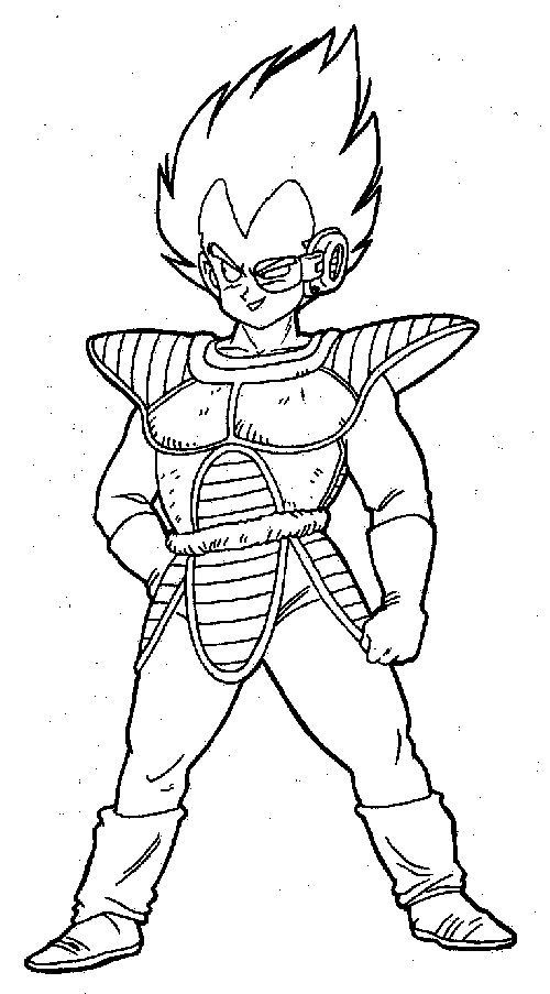 Dragon Ball Z Coloring Pages For Kids 500x903 Dragon Ball Z Coloring Pages For Kids